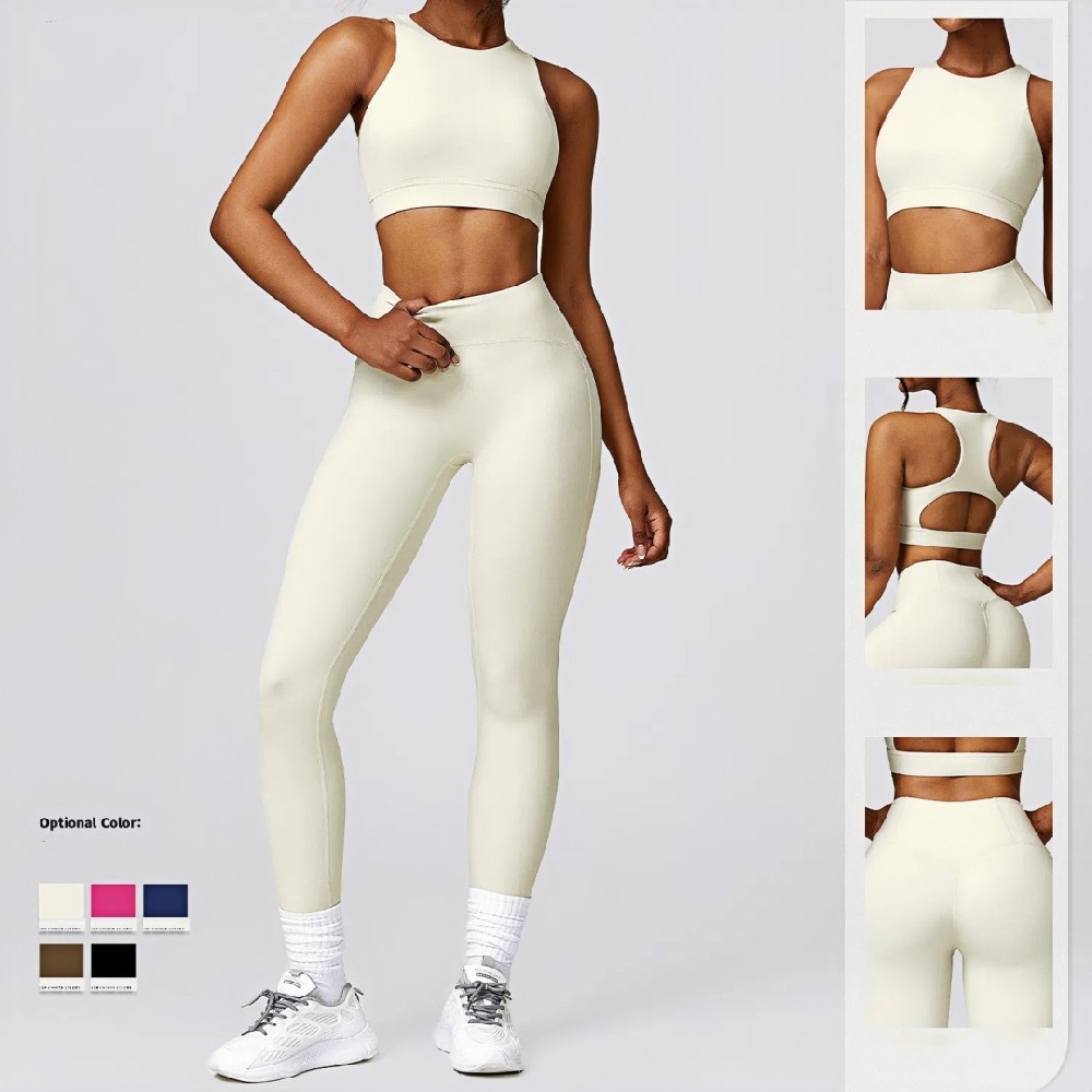 Women's Recycled Nylon Yoga Set – Eco-Friendly Activewear & Workout Clothing Manufacturer