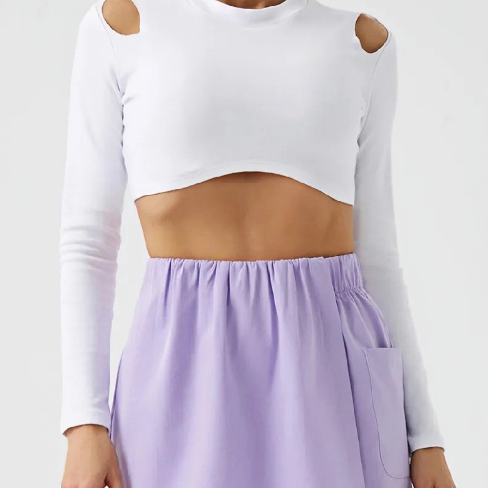 Organic Cotton Long Sleeve Yoga Top – Eco-Friendly Fitness T-Shirt Manufacturer