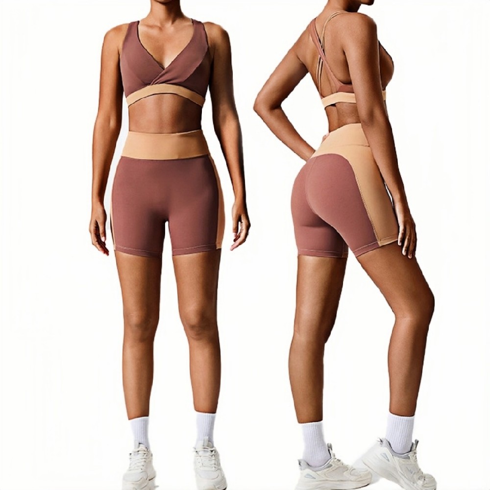 Eco-Friendly Backless Yoga Vest and Pants Set – Recycled Fabric Gym Tracksuit Manufacturer