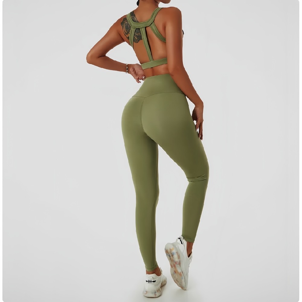 Custom High-Waist Breathable Yoga Leggings – Solid Color Fitness Pants Manufacturer